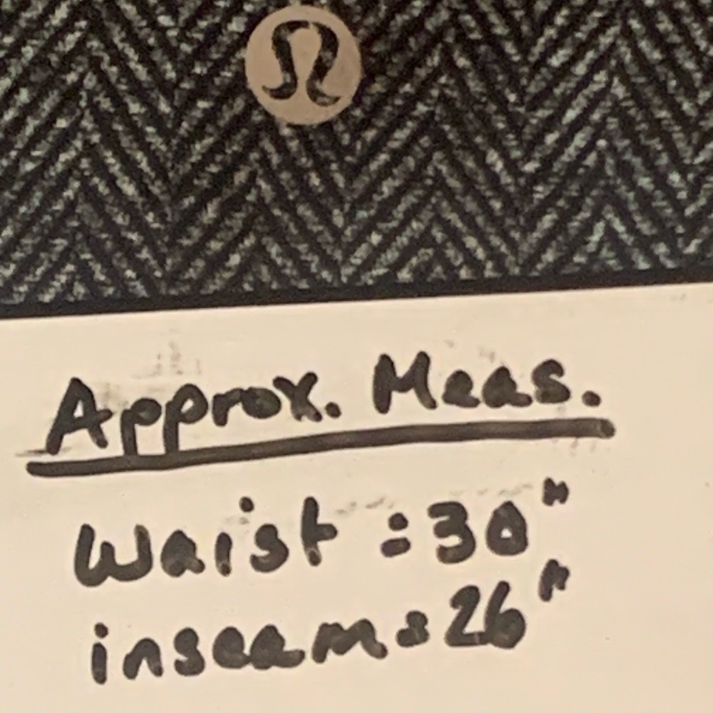 Lululemon Wunder Under legging 25" Inseam 30”waist Heathered Herringbone Size 10 - Picture 5 of 5